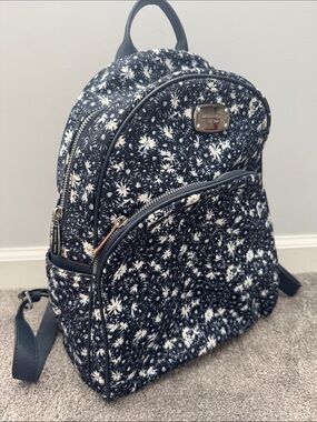 Michael Kors Navy Floral Backpack
